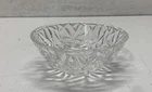 Vintage Tiffany & Co. Candy Dish/ Bowl. 6 inch Wide "Rock Cut" Crystal Glass