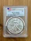 2019 PCGS MS69 American 1oz Silver Eagle $1 First Strike .999
