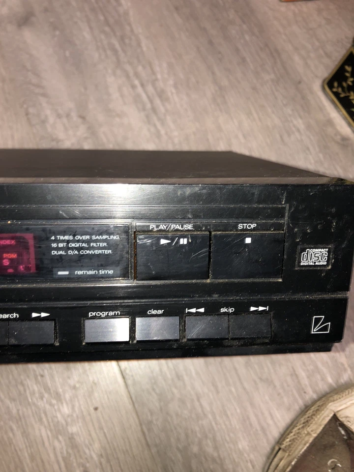 Reproductor de CD Luxman Dz-92 DZ92 disco compacto 1989 vintage audiófilo Japón funcionando Foto 3 de 4