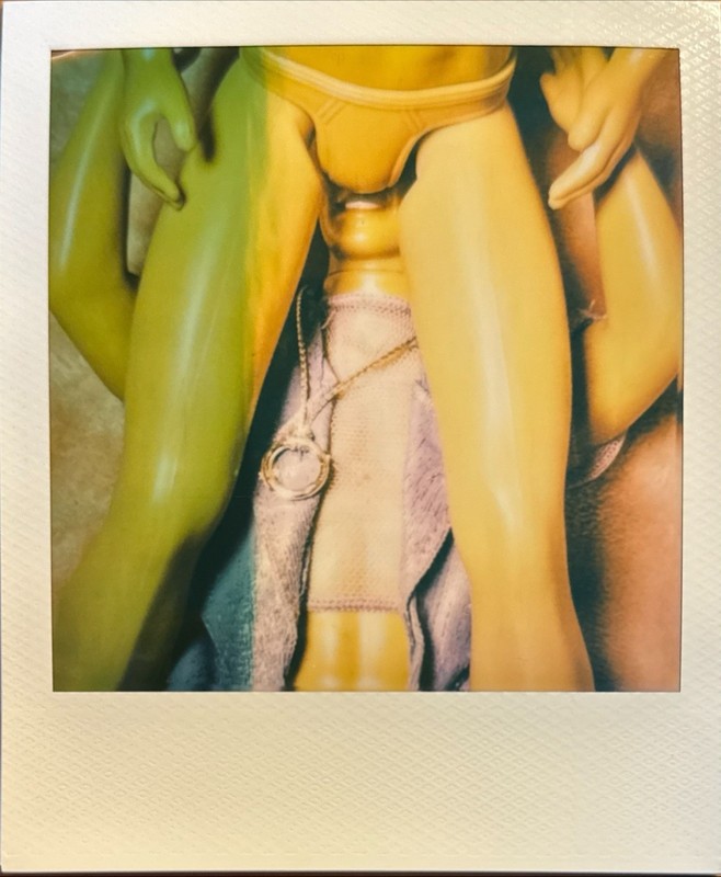 Original Ken Doll Polaroid Artwork Gay Erotic Art Polaroid 600 Film OOAK