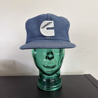 Vintage 70s 80s K Brand Denim SnapBack Cummins Trucker Hat Adult One Size Patch