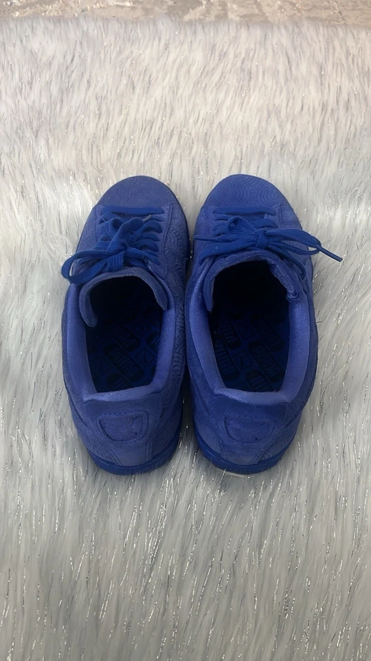 Puma  Womens Size 9 Classic Suede Sneakers Shoes Leather Dazzling Blue - Image 3 of 4