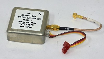 PTI Crystal Oscillator X05051-001 PPD786-020590-053 Issue 03 100MHz