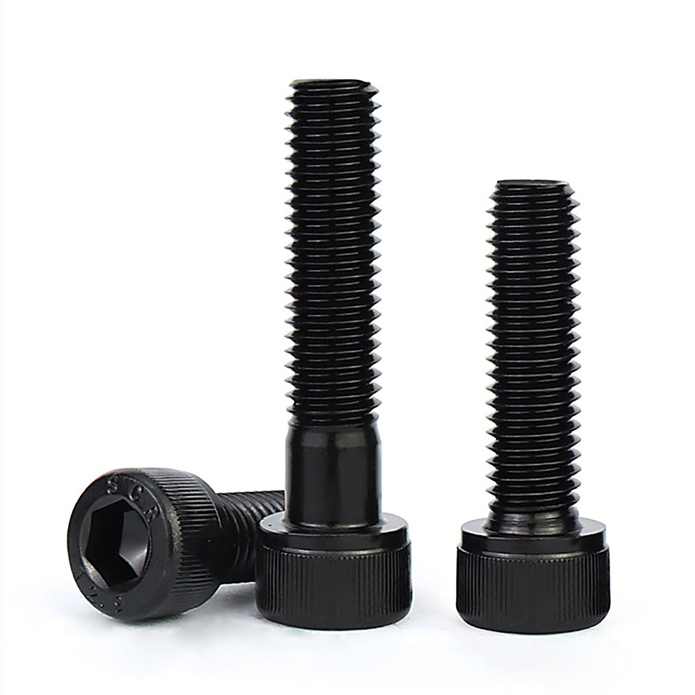 M10 x 1mm/1.25mm Fine Pitch Black Allen Bolt Socket Cap Screws High Tensile 12.9