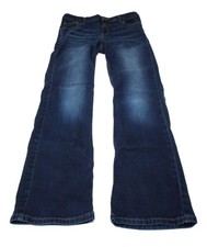 Cat Jack Girls Bootcut Jeans Size 14 Dark Wash Super Stretch Denim T565