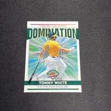 2024 Panini Prospect Edition - Domination Tommy White #13 Holo Silver 18/25 (RC)