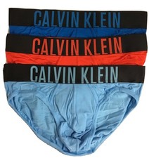 Calvin Klein Underwear 3-Pack Intense Power Cotton Hip Brief Blue Multi S