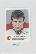 1987-88 Red Rooster Calgary Flames Mike Vernon #30 HOF w5p
