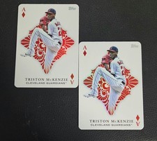 2023 Topps AA-31 Triston McKenzie All Aces Purple Cleveland Guardians 