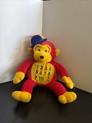 Love & Learn Mathematical Monkey Plush Toy Tested Working Numbers Learning