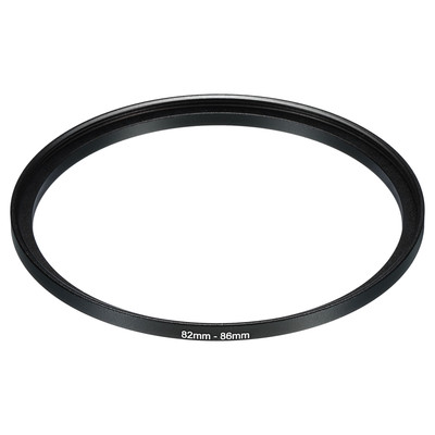 82mm-86mm Metal Step Up Ring, Camera Lens Filter Adapter Ring Black