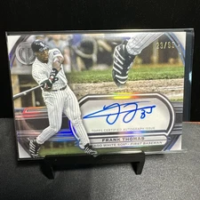 23/99 FRANK THOMAS TRIBUTE To CLEATS AUTOGRAPH 2025 Topps Tribute #TTC-FT HOF !!
