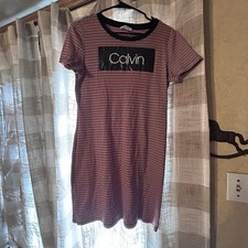 Calvin Klein size medium dress striped