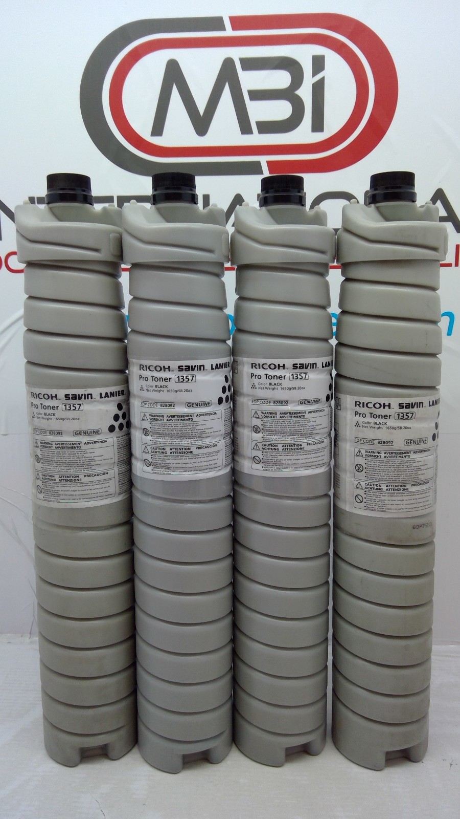 Genuine Ricoh/Savin/Lanier Type 1357 Black Toner Cartridge *LOT OF 4* 828092