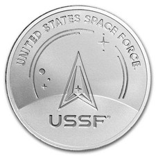 1 oz Silver Round - U.S. Space Force 85.38 per troy oz