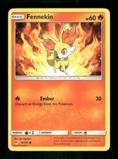 Fennekin 14/131 Common Forbidden Light Pokemon LP Ken Sugimori