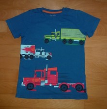 Jako-O Jungen T-Shirt Shirt mit Aufdruck  LKW Lastwagen Gr.  128 / 134
