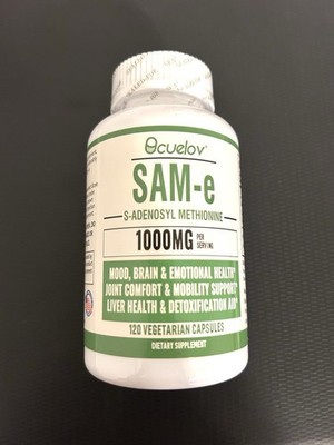 SAM-e Mood Emotional Joint Liver Support 500mg Each Cap 120 Capsules Free Ship