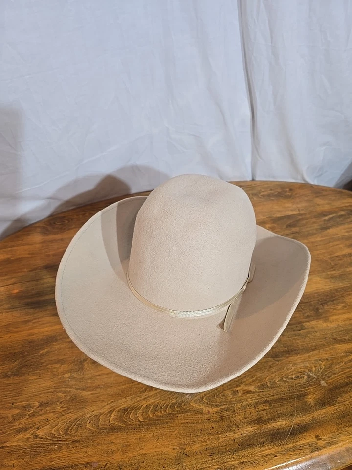 Sombrero de vaquero de lana Western Wrangler vintage talla 7 1/8 Foto 4 de 4