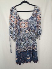 Princess Vera Wang XL Dress Cottagecore Prairie Fairycore Floral Peasant Mini