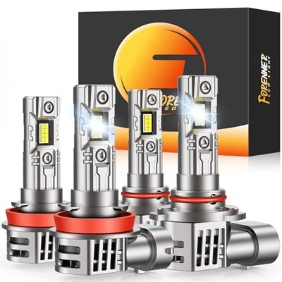  Lastest H11 9005 led bulbs combo,900% Extreme Brightness h8 h9 hb3 H11+9005