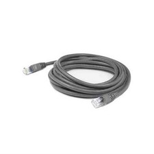 AddOn ADD10FCAT6AGY 10ft RJ-45 M-M Gray Cat6A Patch Cable