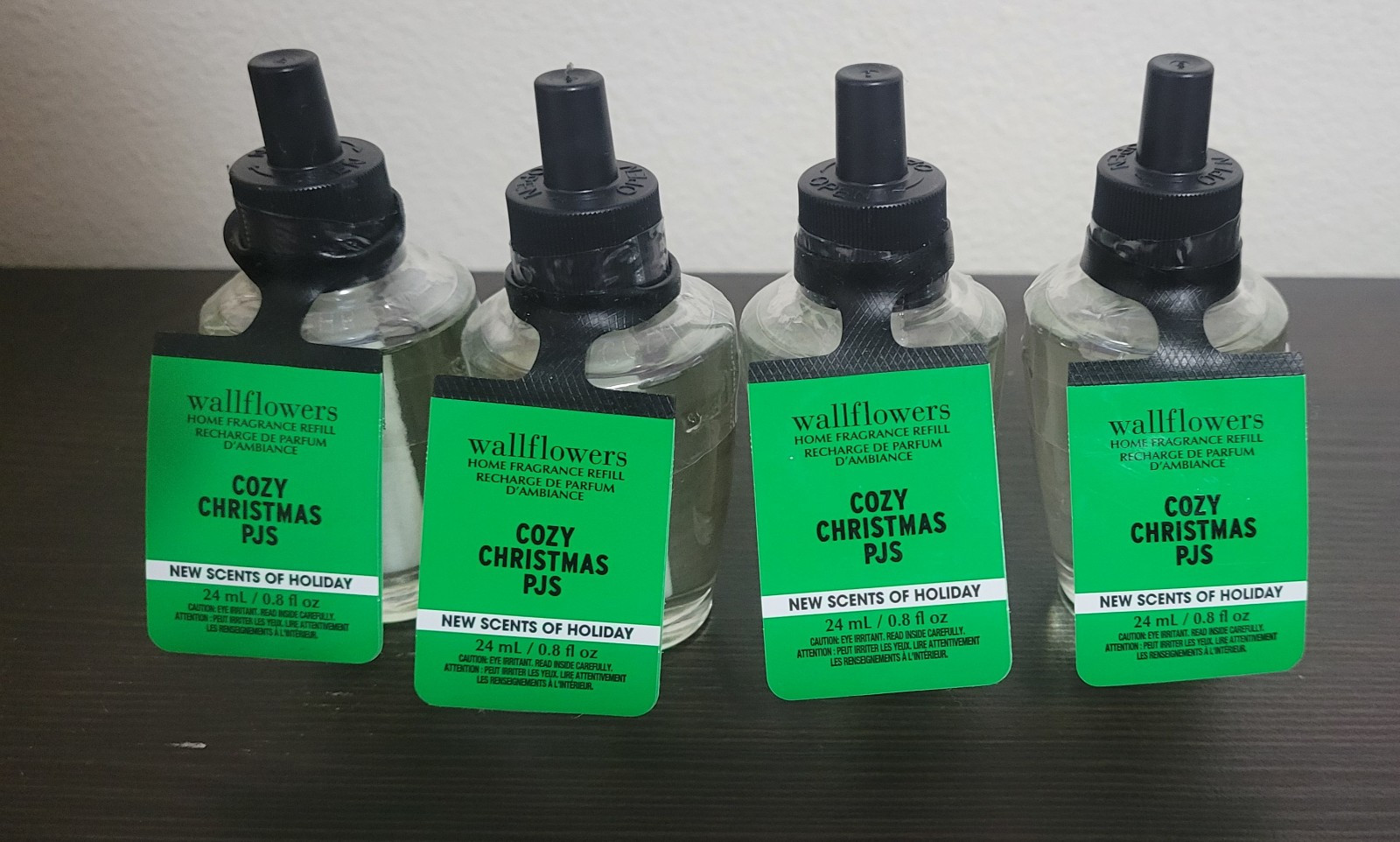 Cozy Christmas Pjs 4 Bath & Body Works Wallflower Fragrance Refills-image