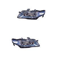 Halogen Scheinwerfer Set Links & Rechts H1 FüR Honda Accord VII Tourer