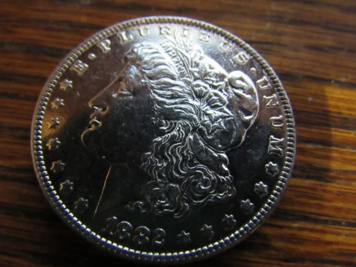 1882 - P  MORGAN SILVER DOLLAR - BU - PROOF LIKE