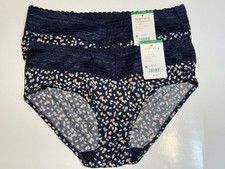NWT 2 Warners No Pinching No Problems Hipster Microfiber Panties 5609J L/7