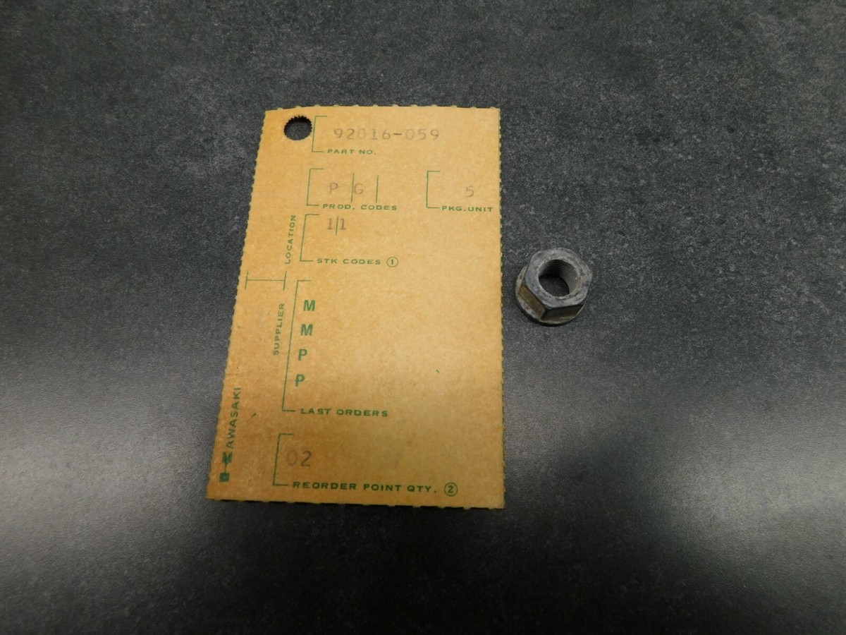 Kawasaki NOS Connecting Rod Nut KZ ZX KZ1300 KZ750 KZ650 74-83