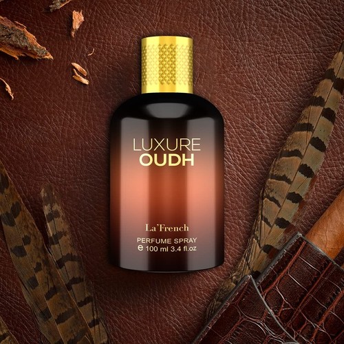 LA' French Luxure Oudh Eau de Parfum For Unisex 100% Authentic - 100 ml - Picture 3 of 3