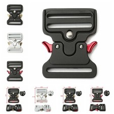 32 38mm 43 50mm Tactical Belt Buckles Metal Quick Release Military Straps Girdle