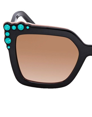 Fendi FF0260/S 03H2 Square Gradient Brown Replacement Lens ONLY