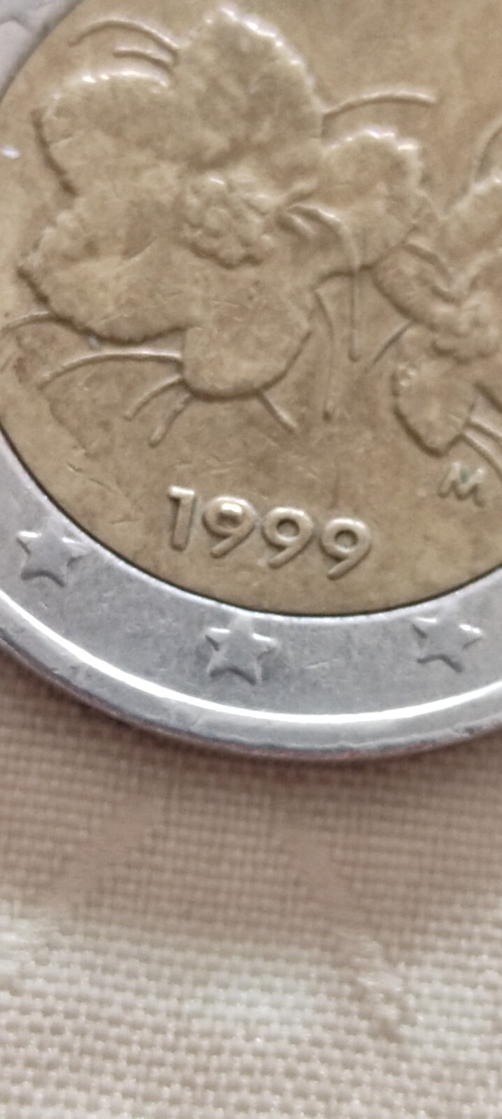 Piece De 2 Euros 1999 Fleur