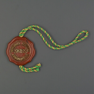 ROLEX CHRONOMETER Seal OLD STYLE Siegel Hangtag Preisschild vintage tag RED