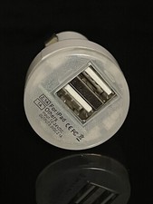 Car Charger w/ Blue Light Indicator