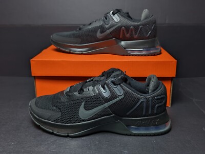 Men's Size 7.5 - Nike Air Max Alpha Trainer 4 Shoes Black CW3396 002