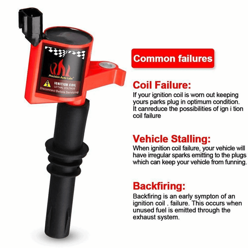 8 PCS DG511 Ignition Coils For Ford F150 F250 F350 V8 Mercury Lincoln 2005-2008 - Picture 7 of 14