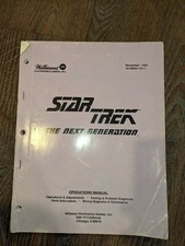 Williams - Pinball -  Original Star Trek Operation Manual 