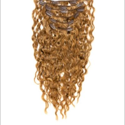 Beautiful Wavy Blonde Clip In Hair Piece- By  Lord & Cliff Amazon.com : LORD & CLIFF SEVEN PIECE STRAIGHT REMY HAIR  main image 2