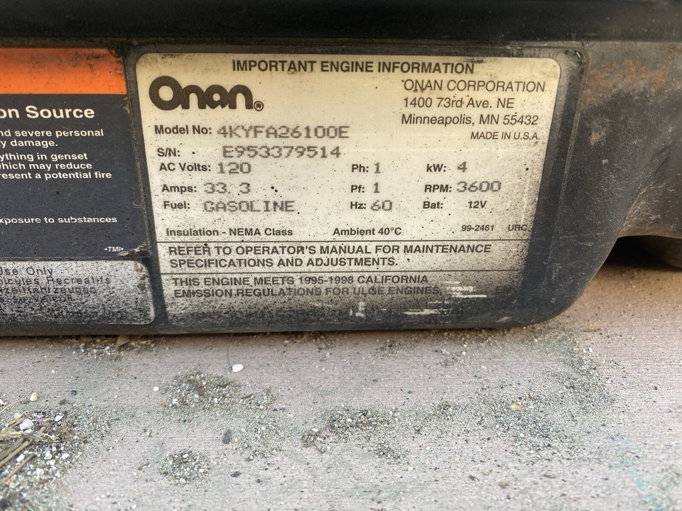 Onan 4000 Generator | eBay