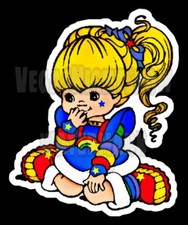 Rainbow Brite 3.5 inch Vinyl Sticker indoor/outdoor UV  Waterproof 80s