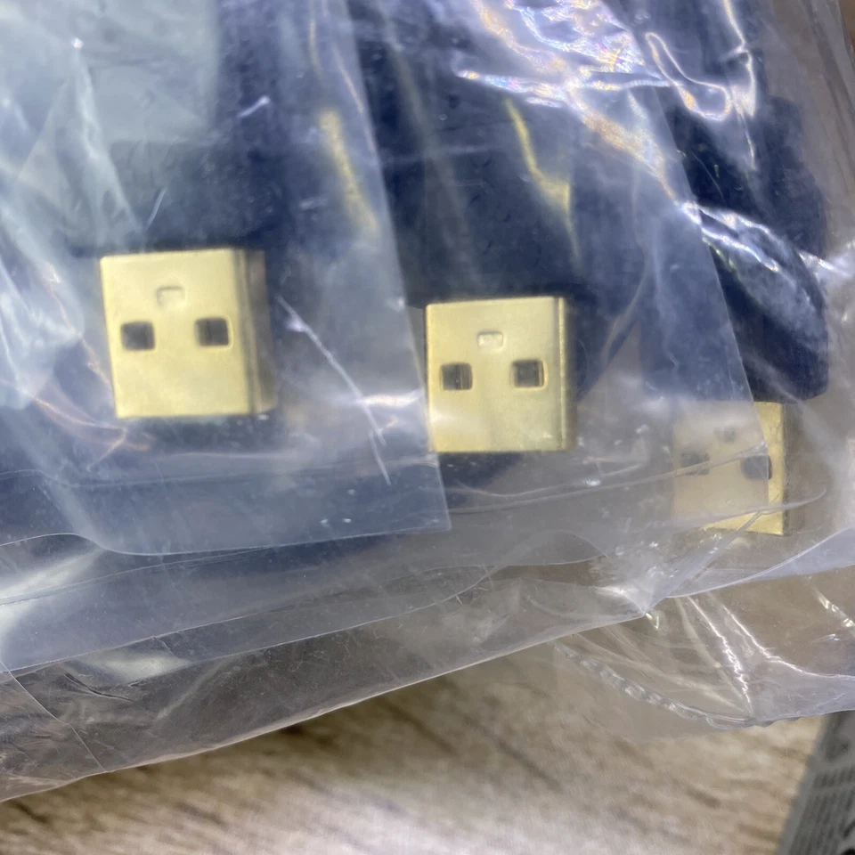 10-Pack MONOPRICE 5438 USB-A To USB-B 2.0 Cable 6ft Black Cord Gold Plated - Image 3 of 3