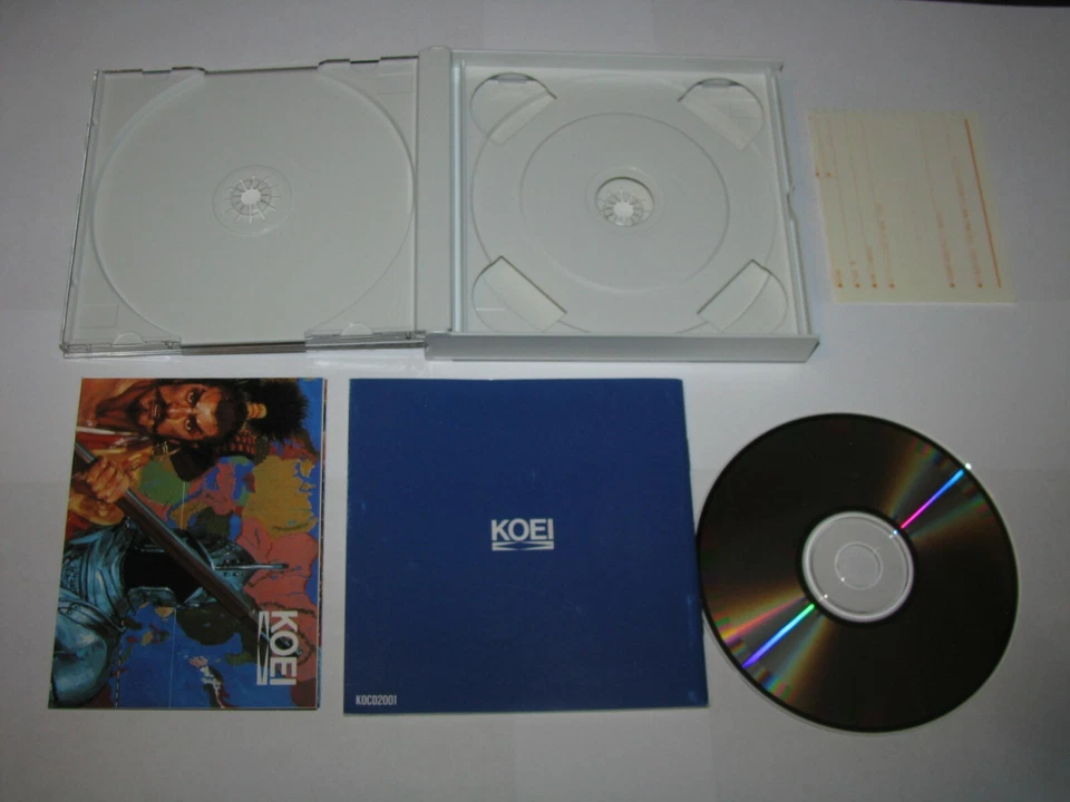 Nobunaga no Yabou Bushou Fuunroku PC Engine Super CD Japan import US Seller - Image 2 of 4