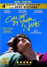 Call Me by Your Name DVD New