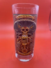 BRECKENRIDGE BREWERY Colorado Beer Bar Glass Agave Wheat Day Of The Dead