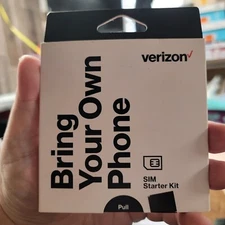 VERIZON BYOD SIM CARD Bring Your Own Device Verizon 3-in-1 Starter Kit NEW
