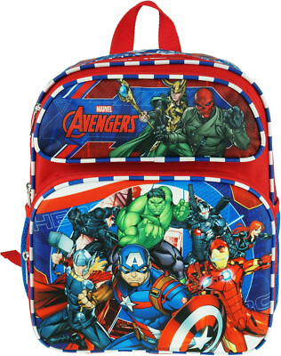 Small Backpack - Marvel - Avengers 3D Pop-up EVA Molded 12'' School Bag NEW
