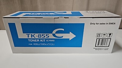 Original Kyocera TK-855C Toner Cyan Blau 1T02H7CEU0 TASKalfa 400ci 500ci 552 -